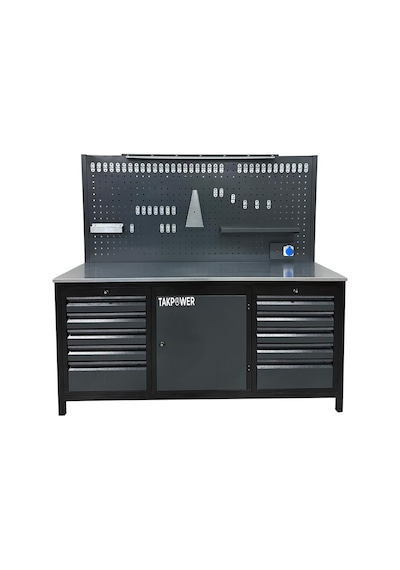 Takpower Ttr4410 2 Metre Takım Tezgahı 10 Çekmeceli 1 Dolaplı