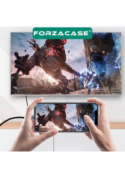 Forzacase Telefon Tablet Notebook İçin 4k 60hz Hd Mini Displayport To Type-c Dönüştürücü Adaptör - Fc1191