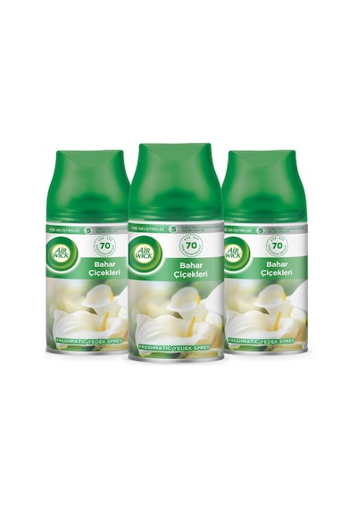 Oda Kokusu Freshmatik, Otomatik Sprey Makine Yedek Bahar Çiçekleri 3x250 Ml