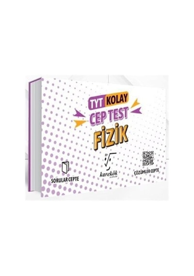 TYT Kolay Fizik Cep Test -  Karekök Eğitim Yayın