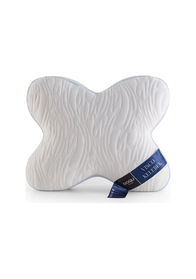 Doqu Home Visco Kelebek Yastık 53 Cm X 42 Cm - Beyaz Beyaz