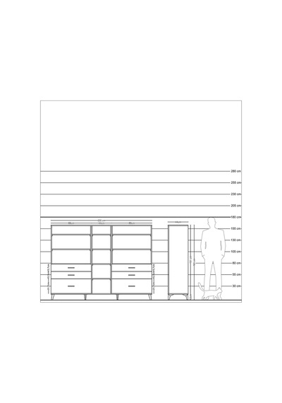 Hyperion Dolap 10 Raflı 6 Çekmeceli 220x44x163 Antrasit-çam/aytaşı Atlas Çam/aytası - Antrasıt Hyperion Dolap 10 Raflı 6 Çekmeceli 220x44x163 Antrasit-çam/aytaşı Atlas Çam/aytası - Antrasıt