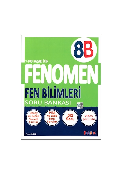 Fenomen 8. Sınıf Fen Bilimleri Soru Bankası B Serisi