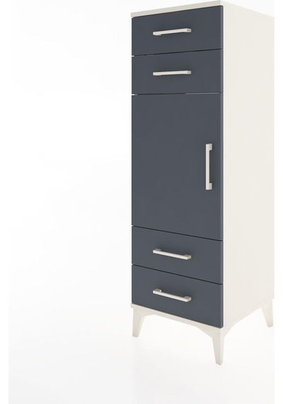 Hyperion Dolap 2 Raflı 4 Çekmeceli Tek Kapaklı 44x44x134 Ayta... Aytaşı