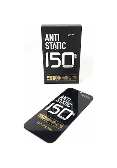 Apple Uyumlu   iPhone 17 Pro Anti Statik Kırılmaz Ekran Koruyucu