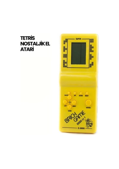 Klasik Gameboy Tetris Oyunu Taşınabilir Pil İle Çalışan Retro El Konsolu Klasik Tetris