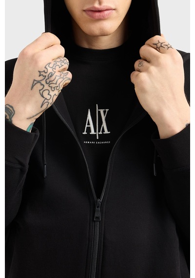 Armani Exchange Erkek Sweat Xm000371 Af10818 Uc001 Siyah Siyah