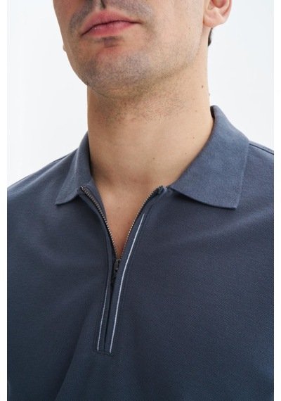 AR-MA Arma Erkek Regular Fit Basic % 100 Pamuk Pike Fermuarlı Polo Yaka Tişört Y29374354002 Gri AR-MA Arma Erkek Regular Fit Basic % 100 Pamuk Pike Fermuarlı Polo Yaka Tişört Y29374354002 Gri