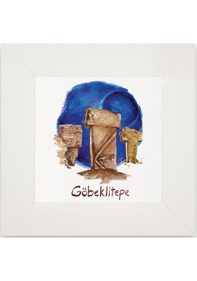 Göbeklitepe Serisi Gökyüzü ve Steller Kanvas Tablo