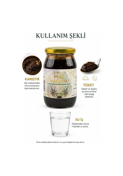 Şifakür Hayıt Tohumu Macunu Civanperçemi Aslanpençeli Bitkisel Karışım Peri Macunu 420 G
