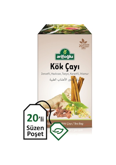 Arifoğlu Kök Çayı Karışık Bitki Süzen Poşet Çay 20 x 2 G