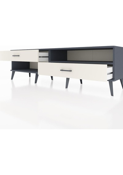 Hyperion Tv Ünitesi Tek Raflı 2 Çekmeceli 176x44x51 Antrasit-antrasit/aytaşı Antrasıt/aytası Hyperion Tv Ünitesi Tek Raflı 2 Çekmeceli 176x44x51 Antrasit-antrasit/aytaşı Antrasıt/aytası