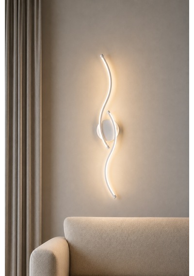 Pera Modern Led Duvar Apliği Günışığı Beyaz