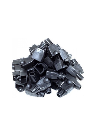 Rj45 Cover Cat5,cat6 Uyumlu Cover Koruyucu Kılıf 100 Adet Siyah