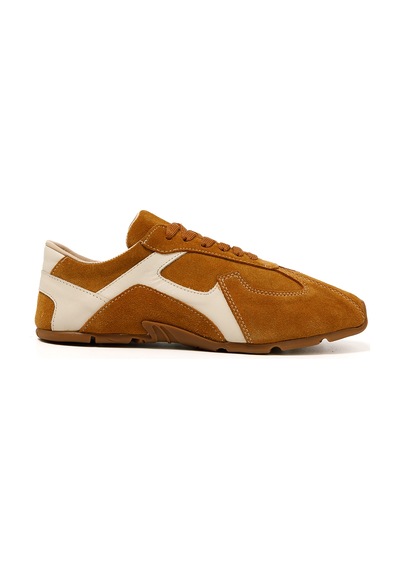 Sneaker Günlük Kadın Rc-25y-187-mıu1005 John May Taba Süet-bej Cilt Taba Süet-bej Cilt Taba - Bej