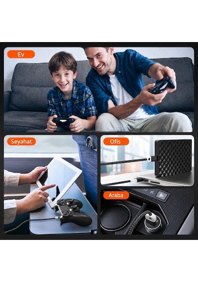 Ps4 Oyun Kolu Şarj Kablosu 1.5 Metre Dualshock 4 Uyumlu Micro Usb Şarj Ve Data Kablosu