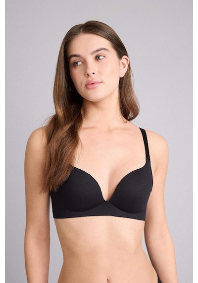 Defacto Micro Kaplı Pedli Balensiz Tişört Bra G9517ax26smbk81 Siyah-bk81
