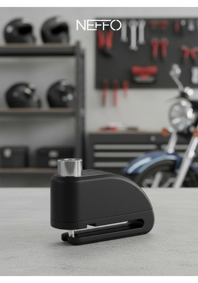Alarmlı Motosiklet Disk Kilidi Suya Dayanıklı 110 Db Güçlü Alarm Çelik Güvenlik Kilidi