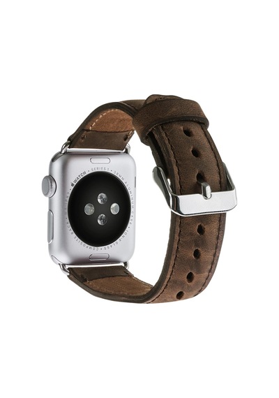 Bouletta Apple Uyumlu  Watch Deri Kordon 38-40-41 MM Kahve