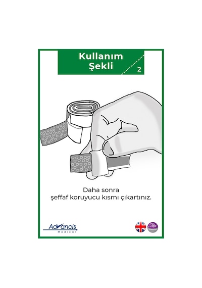 Advancis Medical UK Siltape Soft Silikon Yara İzi Dikiş İzi Sezaryen Yanık Estetik Bant 2 CM x 3 M