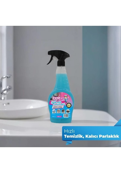 Cem Car Care Cem Sil Silikonlu Cam Ve Yüzey Temizleyici 750 Ml