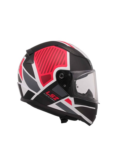 Ls2 Rapid 2 Grid Kapalı Kask Beyaz - Kırmızı