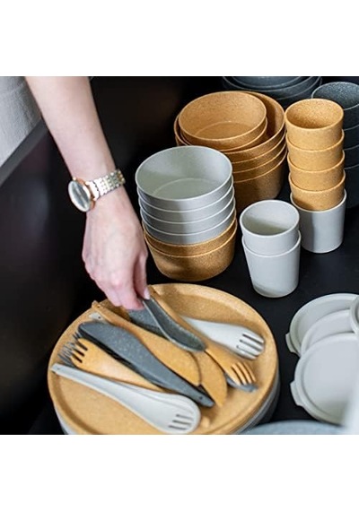 4'lü Kahverengi Tabak - 25.5 Cm Açık
