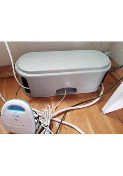 Kablo Düzenleyici Kablo Toplayıcı Kablo Kutusu Organizer Plastik 30 X 11 Beyaz Diğer
