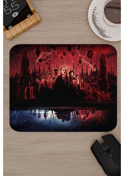 Stranger Things V1 22x18 Gaming Kauçuk Kaymaz Taban Mouse Pad Fare Altlığı