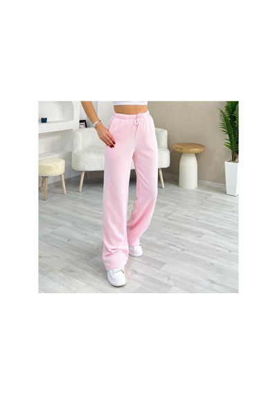 Çınar Boutique Çizgili Pantolon Pembe Pembe
