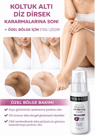 Genital Bölge Kararma Karşıtı Koltuk Altı, Diz, Dirsek Ve Dış Genital Beyazlatıcı Krem