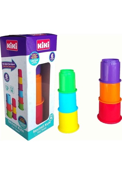 6 Parçalı Sevimli Kulecikler - Mavi Su Dünyası