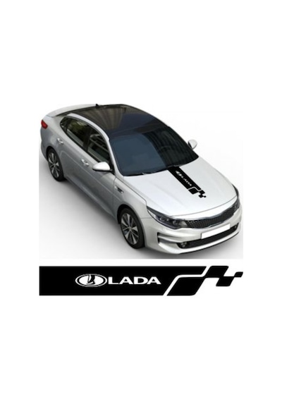 Lada Sport Kaput Oto Sticker Yapıştırma