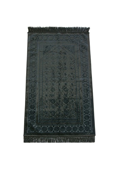 Kadife İnci Seccade Velvet Pearl - Siyah