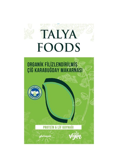 Talya Foods Filizlendirilmiş Çiğ Karabuğday Makarnası 200g - 6 Adet Tarı