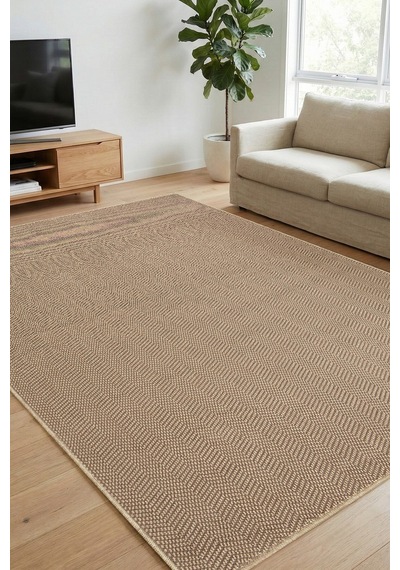 Elite 191804 Bej - Modern Evler İçin Soft Dokulu Bej Halı Bej