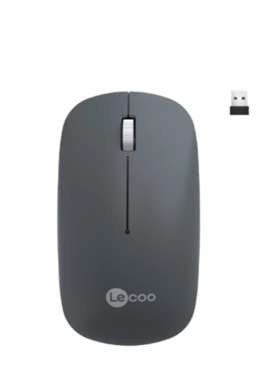 Lecoo Ws214 Kablosuz 1200dpı 3 Tuşlu Optik Mouse Gri/siyah/beyaz