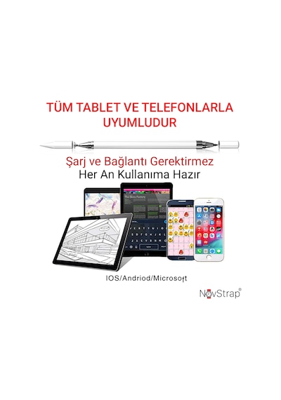 Novstrap Casper Via S40/l40/l30/s48/s30/s20/s38/l20/s10 İle Uyumlu Dokunmatik Tablet Kalemi Stylus