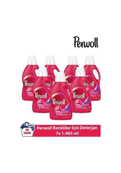 Perwoll Yenileme Renkliler 7x 1.485 Ml 189 Yıkama set-hnkdtj-5230-6179 1400 ML