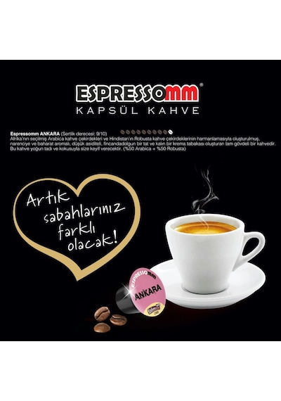 Espressomm® Classic Ankara Kapsül Kahve 10 Adet - Nespresso®