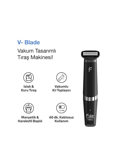 V-blade Elektrik Tıraş Makinesi 1,5 Saat