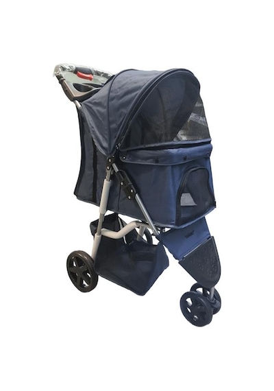 Tommy Evcil Hayvan Arabası 87x50x107cm Lacivert Max 20 Kg