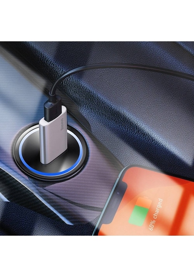 Baseus Enjoy Music 32 GB U Disk USB 3.0 Bellek ve USB Dönüştürücü Adaptör Gri