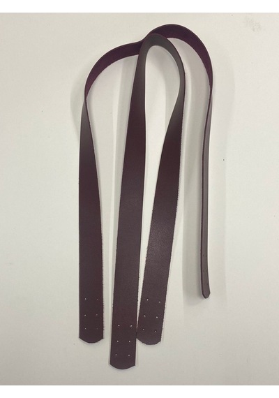 Karantuhafiye Dikmeli Spor Sap / Çanta Sapı / Deri Dikmeli Sap 70 Cm Bordo Bordo