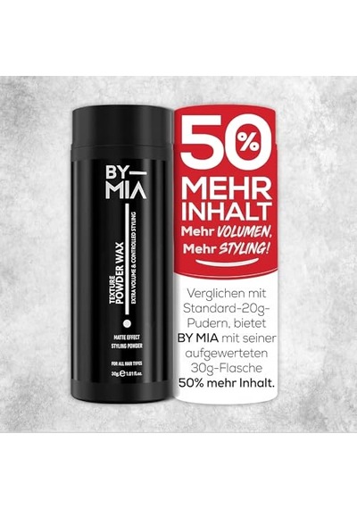 Saç Şekillendirici Pudra Wax 30gr Mat Efektli Toz Wax Matlaştırıcı Ve Hacim Verici Saç Kökü Güçlendirici Kalınlaştırıcı Toz