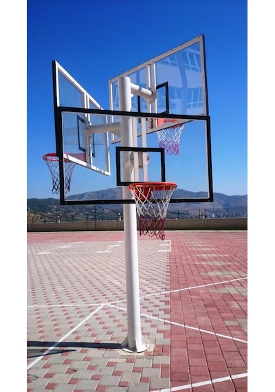 Adelinspor Basketbol Potası Üçlü Grup Kademeli Yükseklik 20 MM Cam