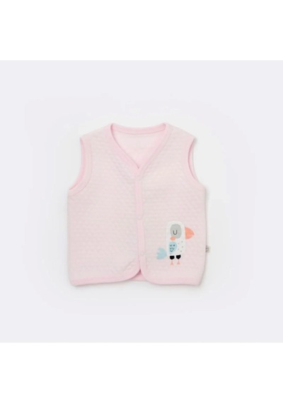Bibaby Colors Polly Kapitone Yelek 61481 Pembe