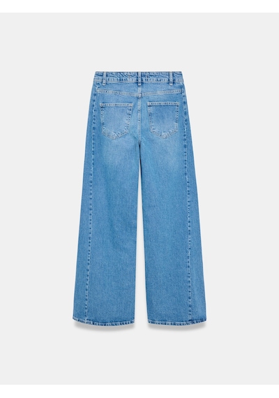 Dilvin 72375 Yüksek Bel Likralı Jean Mavi