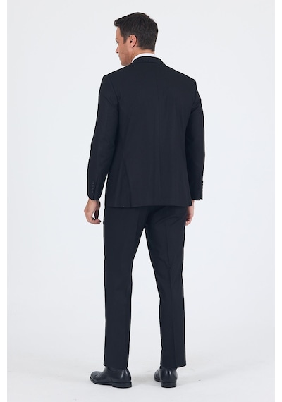 İmza Siyah Mono Yaka Bez Ayağı Tam Astar Pamuklu 4 Drop Comfort Fit Classic Takım Elbise 1001250178 Siyah İmza Siyah Mono Yaka Bez Ayağı Tam Astar Pamuklu 4 Drop Comfort Fit Classic Takım Elbise 1001250178 Siyah