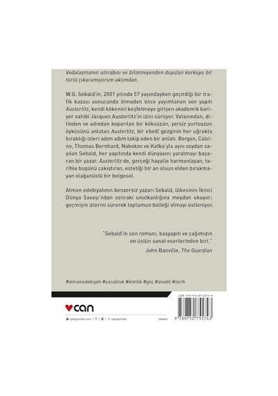 Austerlitz - Can Yayınları
